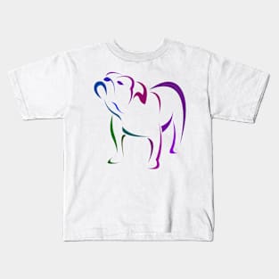 Bulldog Multicolor! Especially for Bulldog owners! Kids T-Shirt